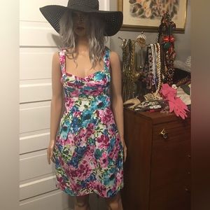 Gorgeous Vintage Y2K Dress 🌸Pockets🌸 Floral Watercolor Excellent Condition